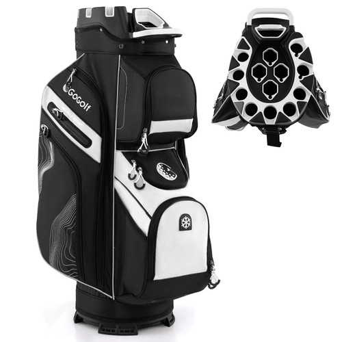 Golf cart bag - molded, top