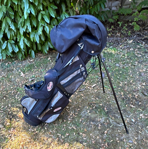 Tour stand golf bag - bag, black/grey